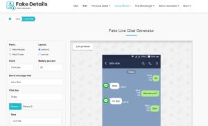 ▲Fake Detail工具網站可以製作出各種社群軟體的對話紀錄。（圖／Fake Detail）
