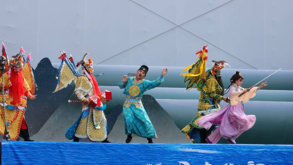 ▲紙風車劇團《哪吒鬧龍宮》明（13）日起，連2天於兩廳院藝文廣場免費演出，邀請親子自由入座，看戲迎新年。（圖／記者李琦瑋攝，2023.01.12）