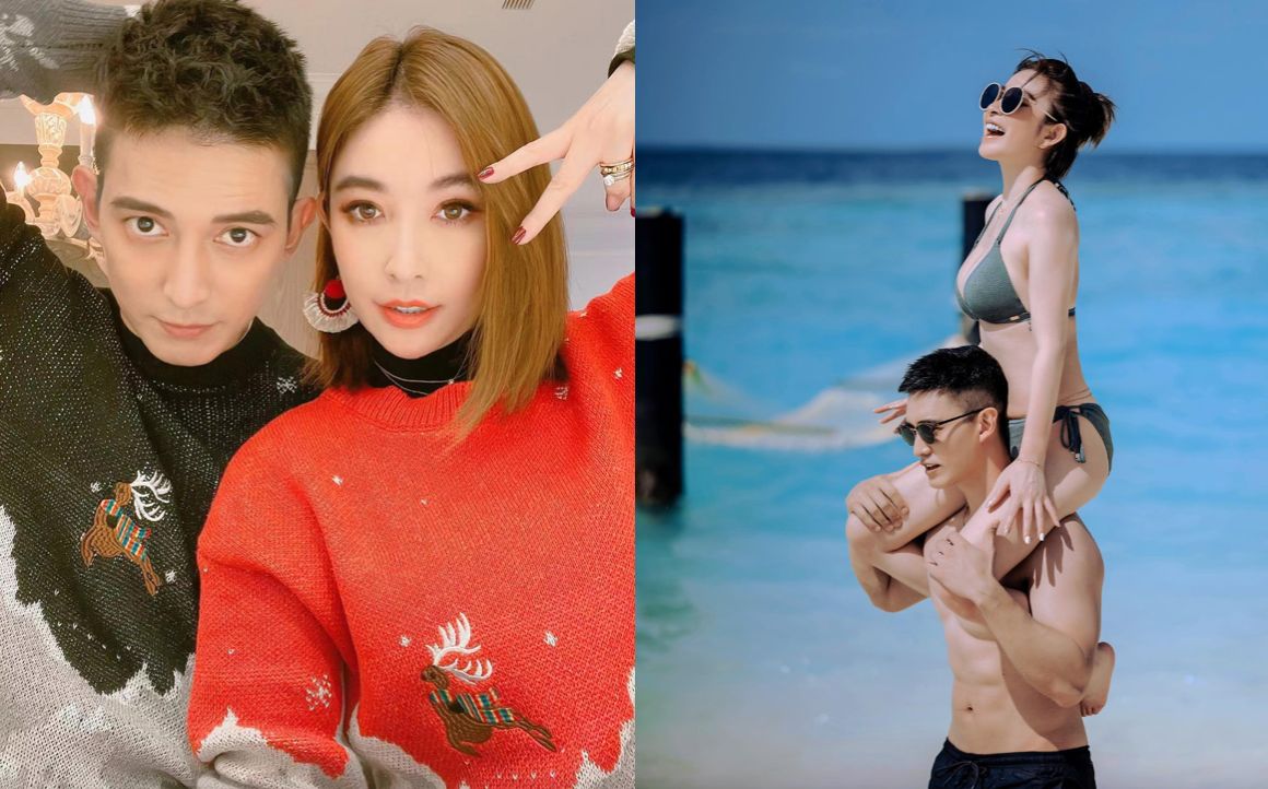 ▲王家梁在IG曬出先前出國度蜜月的泳裝照，只見許維恩穿著深綠色比基尼，王家梁則秀出六塊腹肌，大方展現好身材。（圖／翻攝自王家梁臉書）