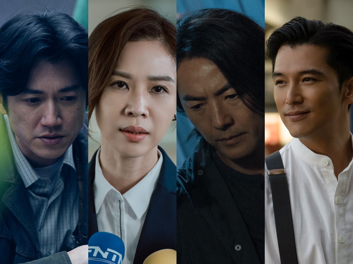 ▲左起吳慷仁、謝盈萱、鄭伊健、邱澤將在2023年台劇登場。（圖／Netflix、大慕影藝、公視、百聿數碼、時創影業提供）