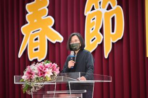 新竹勗勉國軍　蔡英文：台灣不會升高衝突、但會捍衛主權
