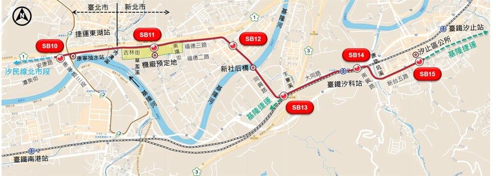 ▲新北捷運局今天晚間接獲交通部通知汐東捷運已核定。新北捷運局說，汐東捷運可改善汐止交通，也提供基隆捷運共線、共站、共用社后機廠，及延伸捷運民生線，也是汐止20年來期待。（圖／新北市政府捷運工程局提供）