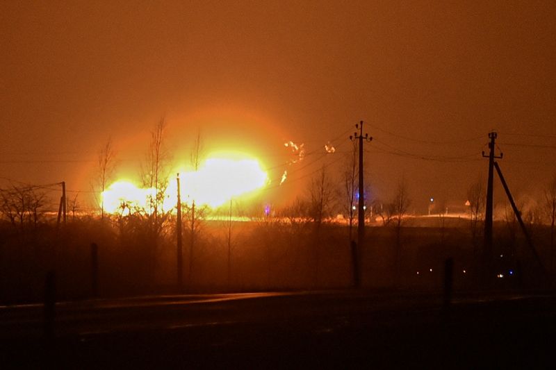 ▲立陶宛北部一條天然氣輸送管線13日爆炸毀損，所幸無人傷亡。（圖／美聯社／達志影像）