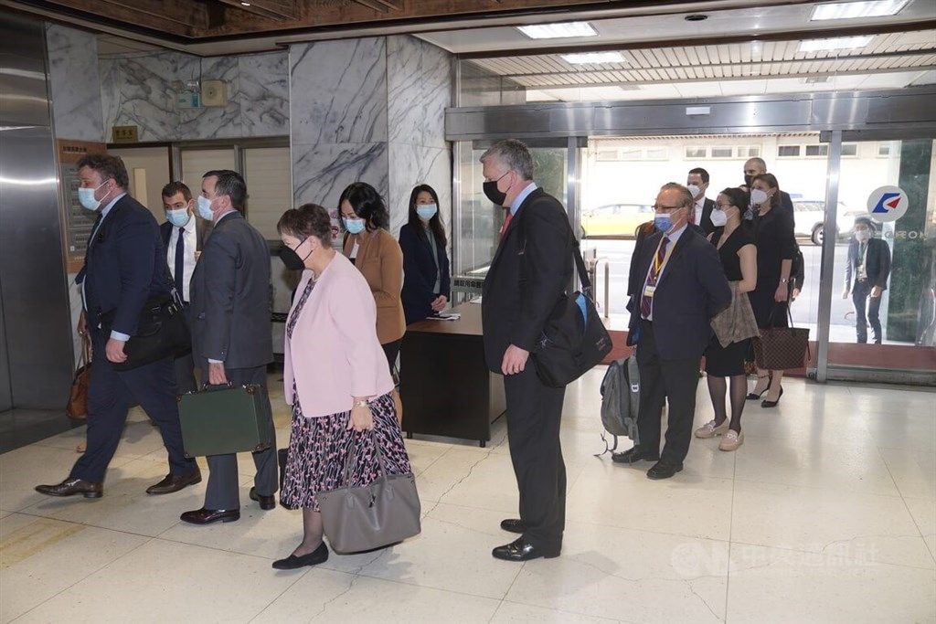 ▲台美21世紀貿易倡議14日在台北舉行第2回合談判，美方此次共派出逾20人來台。（圖／中央社）