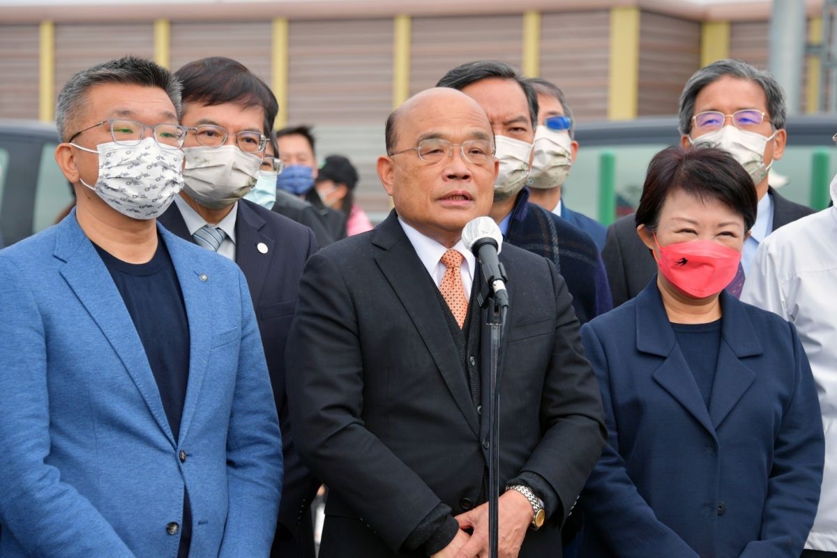 ▲在野黨喊出要嚴審發現金條例，並刪除行政院空白授權，蘇貞昌表示尊重立院職權，盼能儘速通過。（圖／行政院提供）