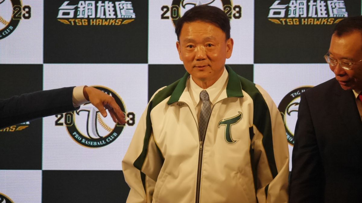 ▲台鋼雄鷹洪一中總教練。（圖／吳政紘攝）