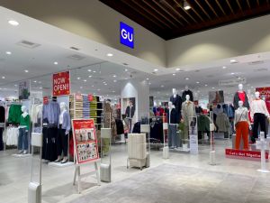 ▲GU與UNIQLO強強聯手，打造近千坪全台首間「生活美學概念店」，於台中三井LaLaport登場。（圖／記者蕭涵云攝）