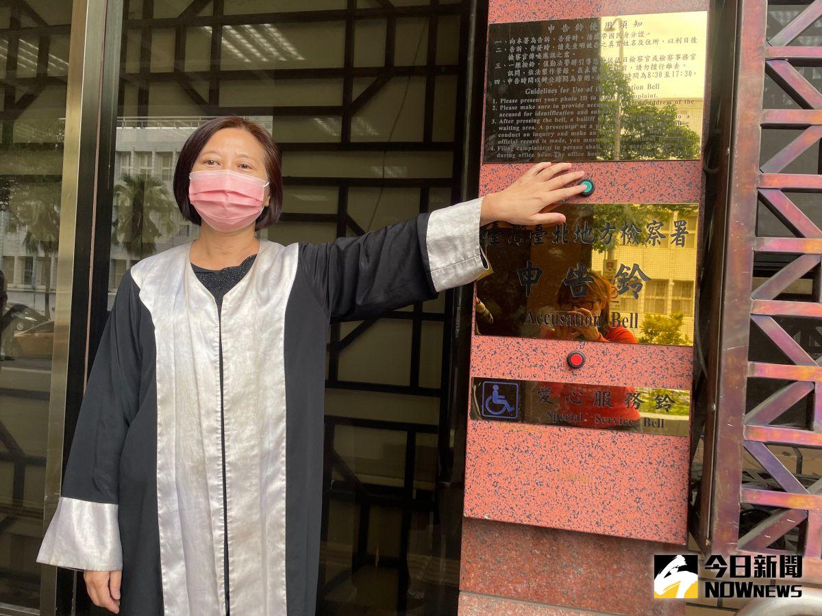 ▲前刑事局副局長黃建榮委任律師黃秀惠（圖／記者潘千詩攝，2023.01.17）