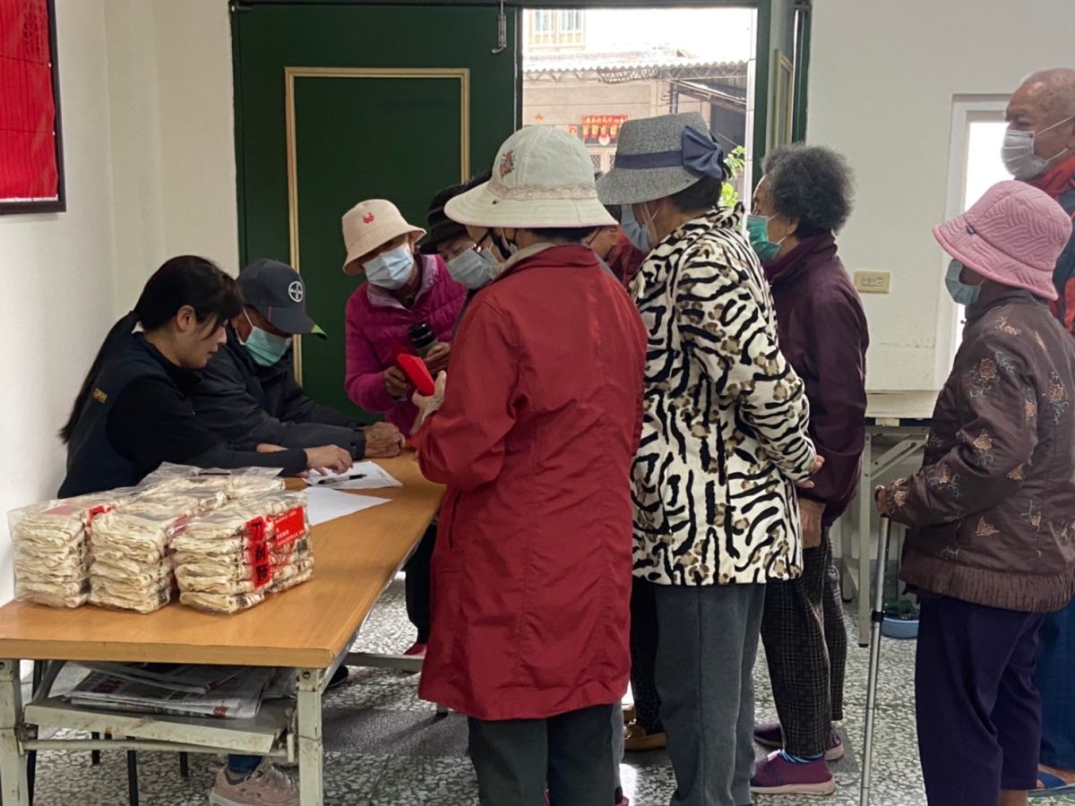 ▲安定安加里歲末關懷活動受惠人數約500人（圖／記者張振興攝，2023,01,18）