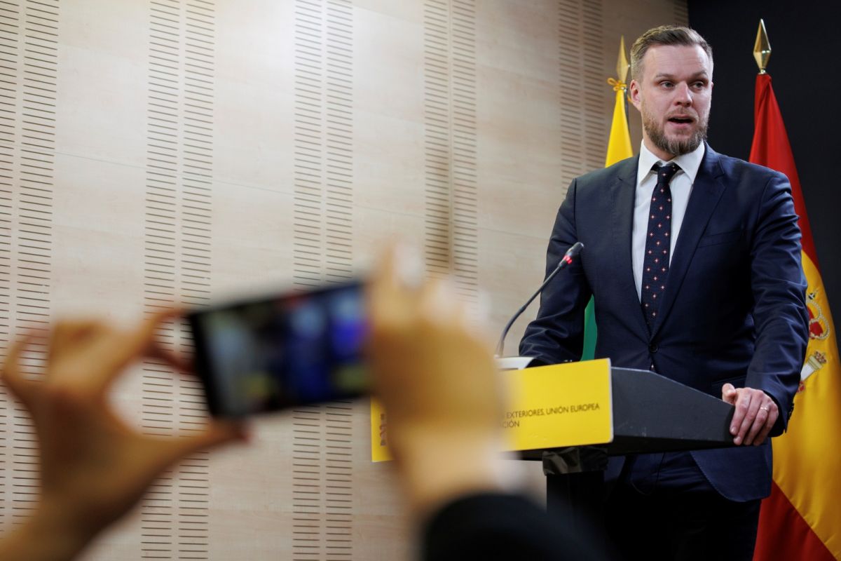 ▲立陶宛外交部長藍斯柏吉斯（Gabrielius Landsbergis）表示，與台灣的半導體合作具歷史性意義。資料照。（圖／美聯社／達志影像）