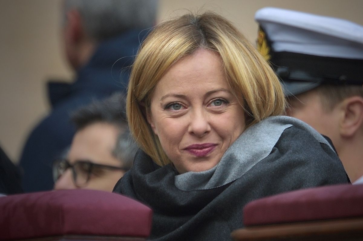 ▲義媒分析，若不續簽「一帶一路」，可能為義國在跨大西洋關係中帶來雙重機會。圖為義大利總理梅洛尼。（圖／美聯社／達志影像）