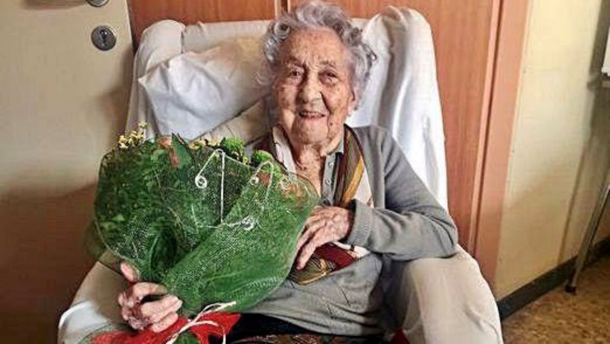 ▲在美國出生的115歲西班牙老嫗莫瑞拉（Maria Branyas Morera）可望成為目前在世的全球最長壽人瑞。（圖／翻攝自推特）