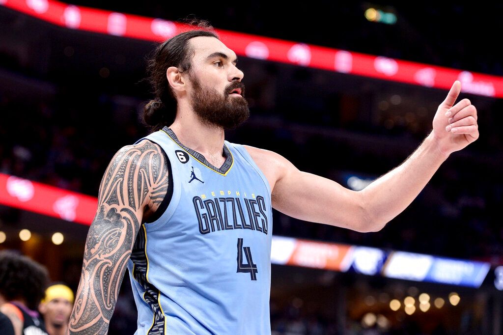 ▲灰熊中鋒Steven Adams。（圖／美聯社／達志影像）