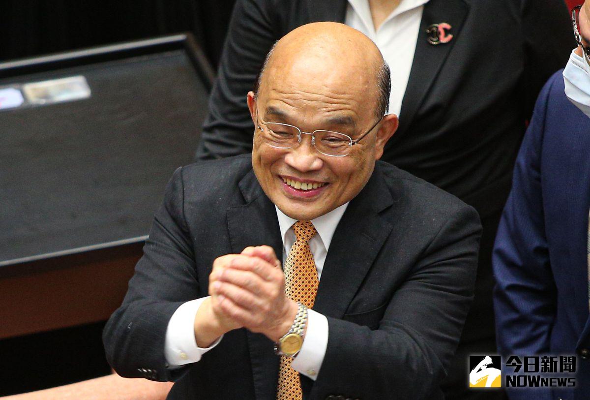 ▲蘇貞昌請辭行政院長。（圖／記者葉政勳攝，2023.01.19）