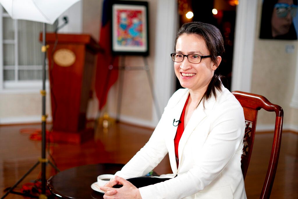 ▲外交部晚間發新聞稿證實，駐美代表蕭美琴近期將返台，但強調是「正常外交工作的一環。」（圖／美聯社／達志影像）