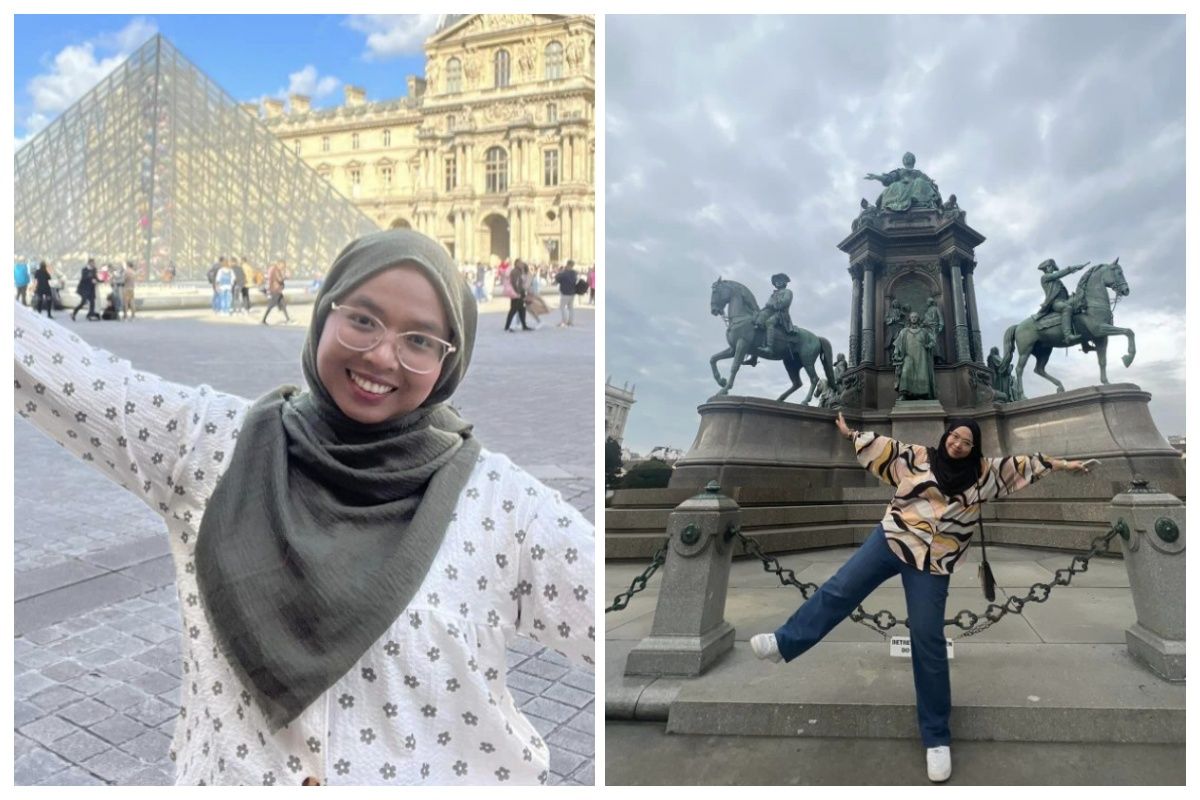 ▲大馬兩名女子赴歐洲25國旅遊，只花大約台幣20萬元。（圖／翻攝自臉書）