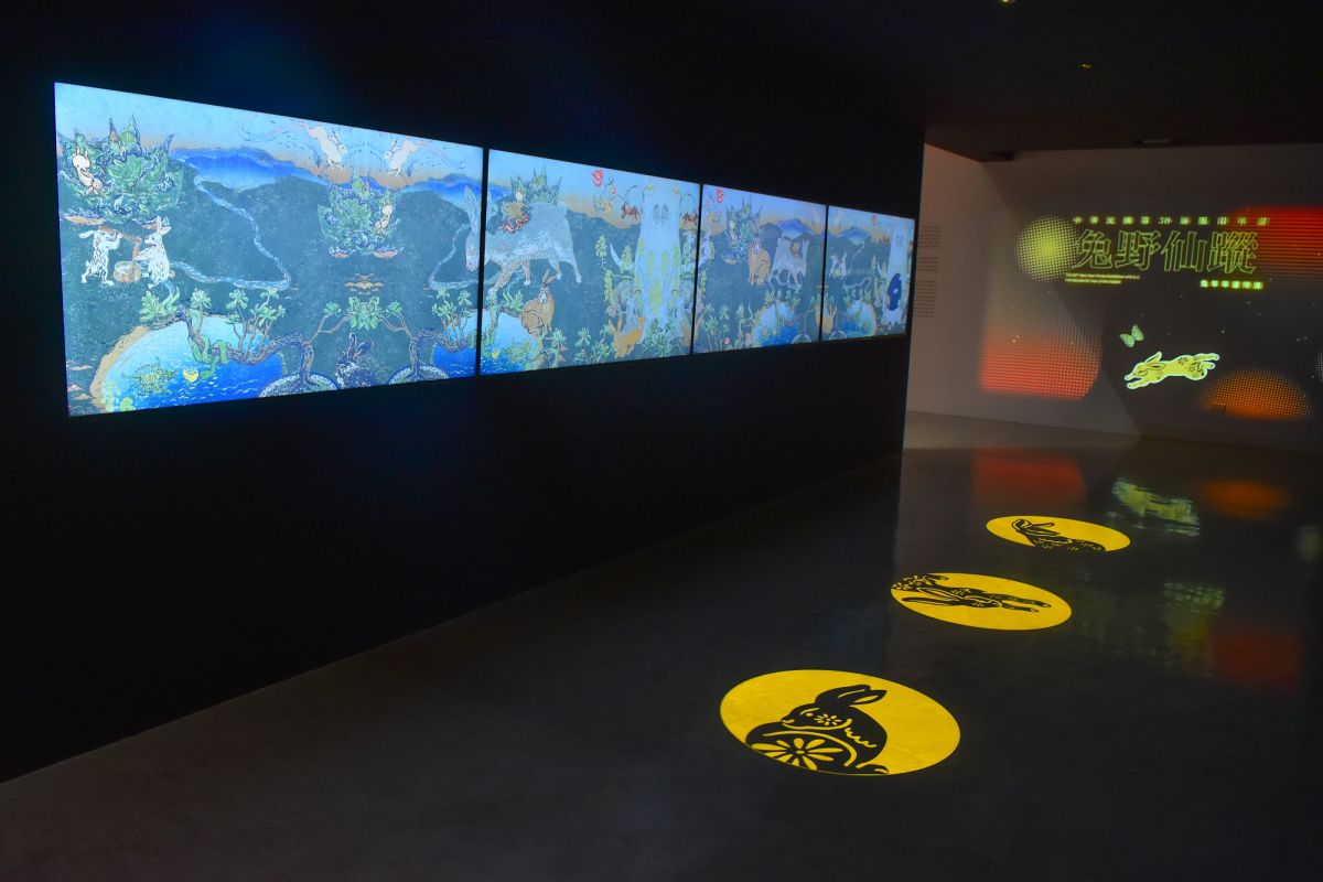 ▲台灣美術館今（23）日大年初二開館迎賓，春節系列活動「鴻運兔YOU—新年走春趣」同日熱鬧登場。（圖／國美館提供）