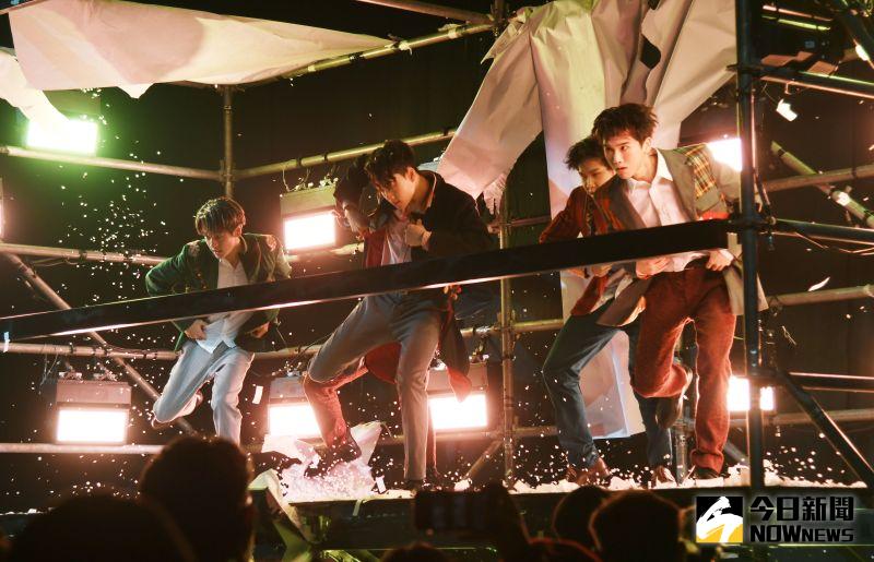 ▲AcQUA源少年出演《極限震撼》。(圖/記者林調遜攝影)