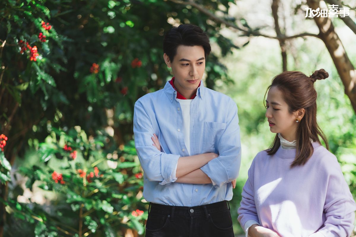 ▲Teddy陳向熙（左）與臧芮軒在《加油喜事》裡亦師亦友。（圖／TVBS）