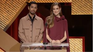 ▲里茲阿邁德(左)、愛莉森威廉絲(右)擔任奧斯卡入圍公布者。(圖/Oscars YT) ▲里茲阿邁德(左)、愛莉森威廉絲(右)擔任奧斯卡入圍公布者。(圖/Oscars YT)