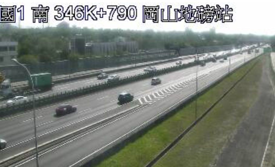 ▲國道1號車禍，2車追撞釀回堵3公里。（圖／高公局）