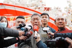傳麥卡錫將訪台 柯文哲、馬英九態度大不同 ▲柯文哲表示,台灣做為自主國家,沒有理由拒絕任何人來訪。(圖/台灣民眾黨台中市黨部提供,2023.01.23)