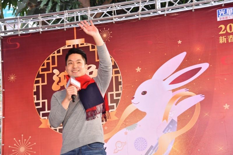 ▲台北市長蔣萬安出席光華商場新春開市儀式。（圖／北市府提供）