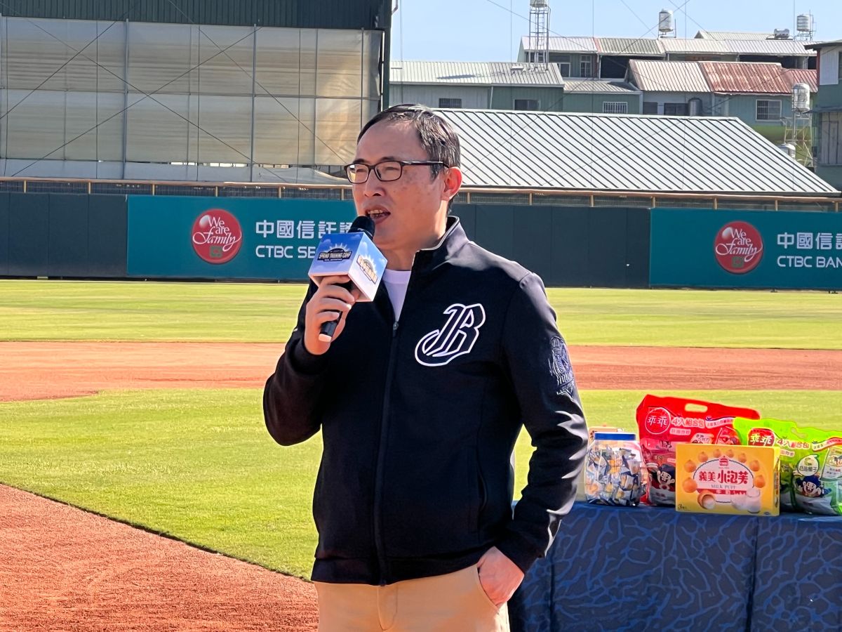 ▲中信兄弟領隊劉志威(圖/記者簡名杉攝)