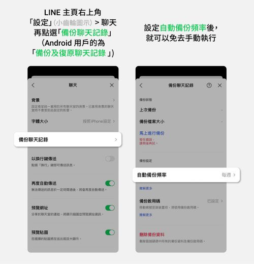 ▲LINE備份。(圖／官方提供)
