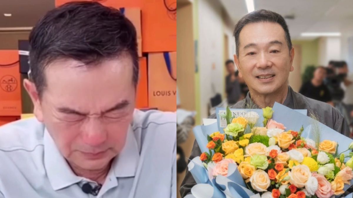 ▲張晨光過去曾在直播中被罵哭，近日則登上央視大型節目，66歲氣色依舊不錯。（圖／翻攝張晨光微博）