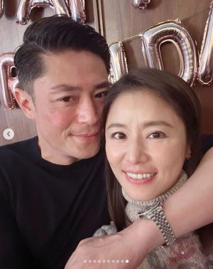 ▲林心如臉貼臉放閃霍建華。(圖/翻攝自林心如IG) ▲林心如臉貼臉放閃霍建華。(圖/翻攝自林心如IG)