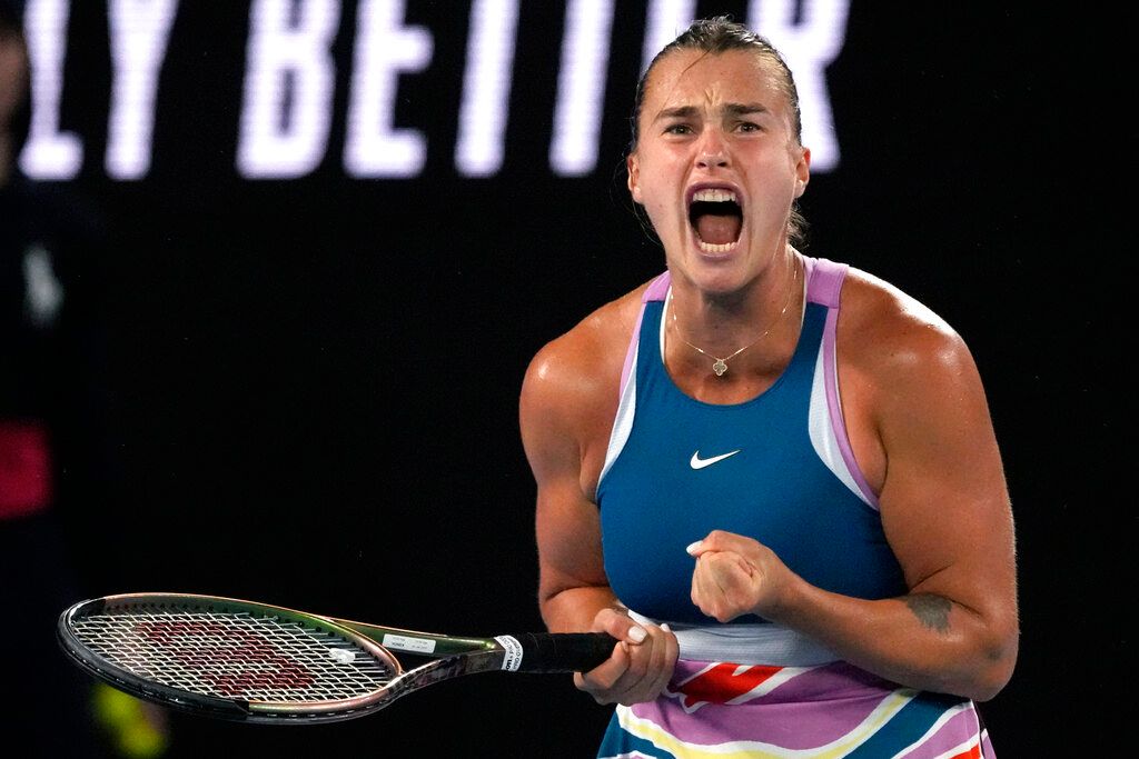 ▲白俄羅斯的第5種子Aryna Sabalenka奪得澳網冠軍。（圖／美聯社／達志影像）