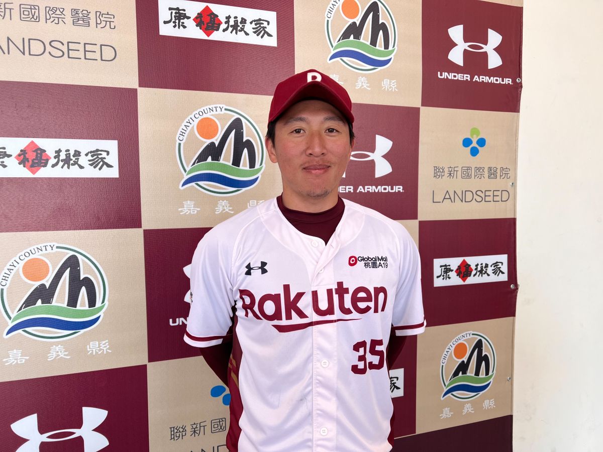 ▲樂天桃猿外野手成晉(圖/記者簡名杉攝)