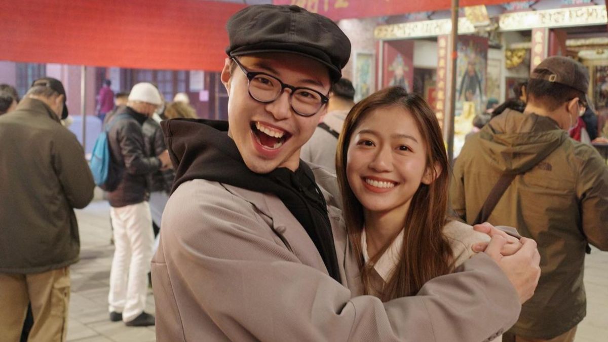 ▲嗨咖女友劉品妤分享，她在拜完月老廟後隔天，才跟嗨咖重新連繫，兩人才成為情侶。（圖／翻攝劉品妤Megan IG）