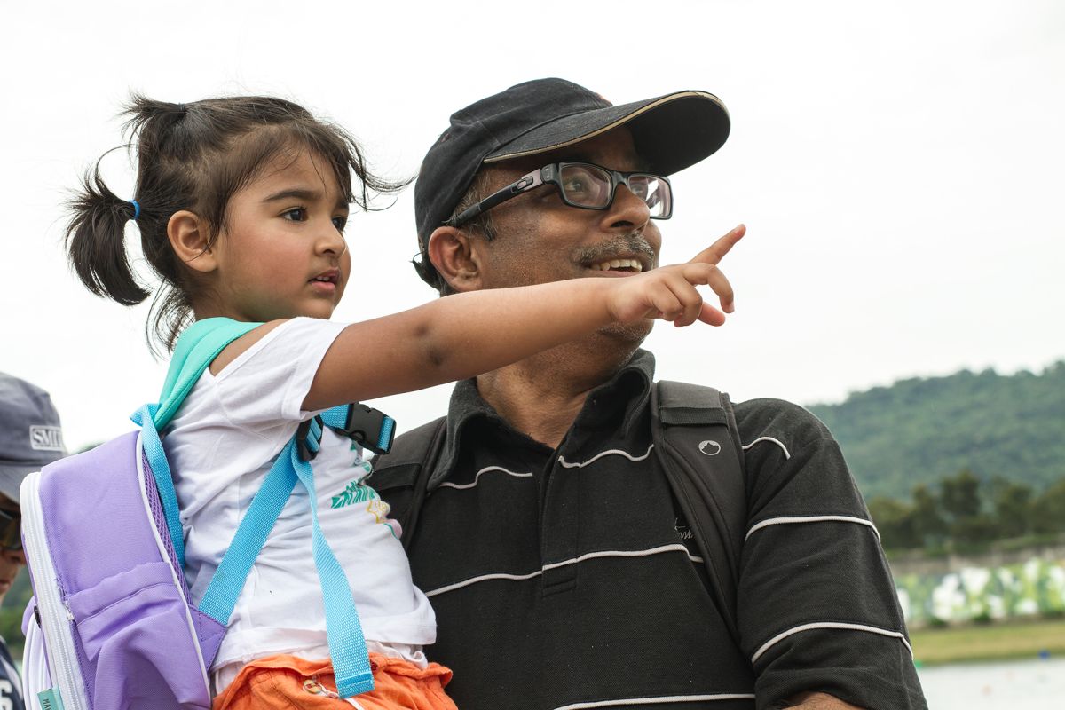 ▲教授的女兒也在台灣上學。（圖／移民署提供）