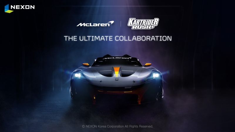 ▲NEXON 1月27日宣布旗下人氣休閒競速手遊「跑跑卡丁車RUSH+」與知名豪華跑車品牌「McLaren」進行聯名合作。（圖／品牌提供）