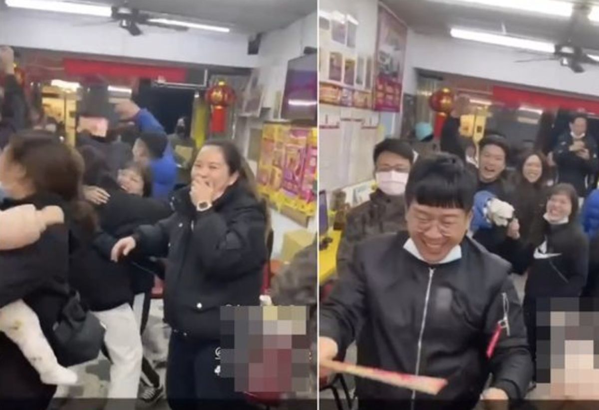 ▲一群同學集資購買2000萬超級紅包刮刮樂，結果幸運刮中200萬加上賓士。（圖/Tik Tok＠yuchen1208）