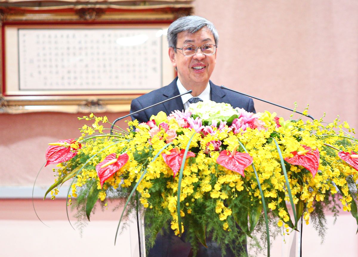 ▲前副總統陳建仁接任行政院長。（圖／記者葉政勳攝，2023.01.31）