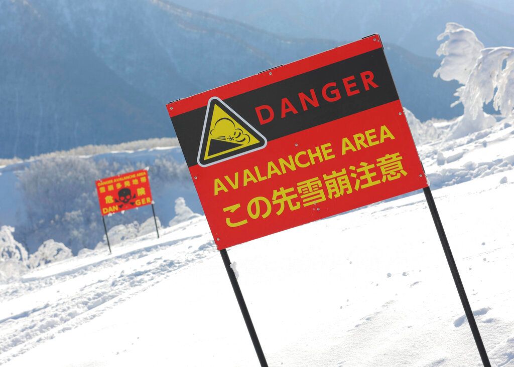 ▲日本長野縣「風吹岳」附近，2日驚傳雪崩事故，多人失聯。示意圖。（圖／美聯社／達志影像）