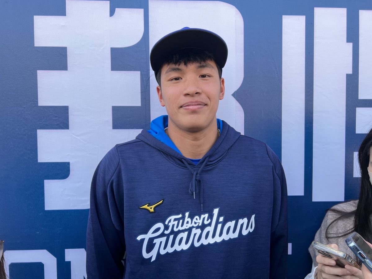 ▲富邦悍將新秀右投黃保羅(圖/記者簡名杉攝)