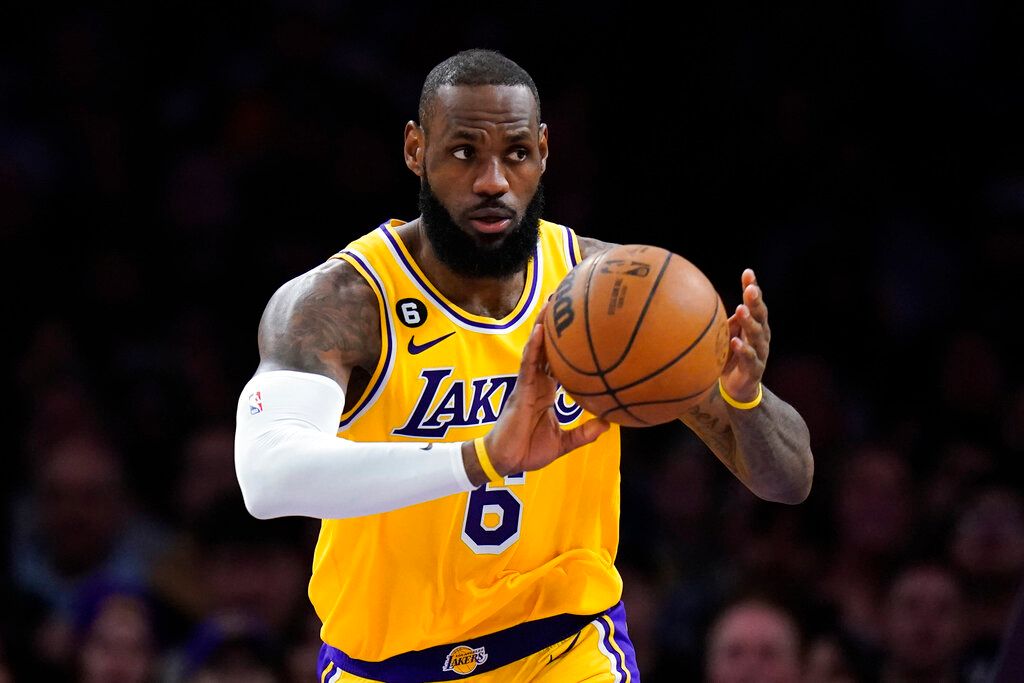 ▲LeBron James何時能復出，將左右湖人賽季的前景。（圖／美聯社／達志影像）