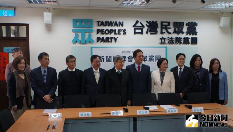 ▲行政院長陳建仁上午赴立院拜會台灣民眾黨立院黨團。（圖／記者呂炯昌攝，2023.02.01）