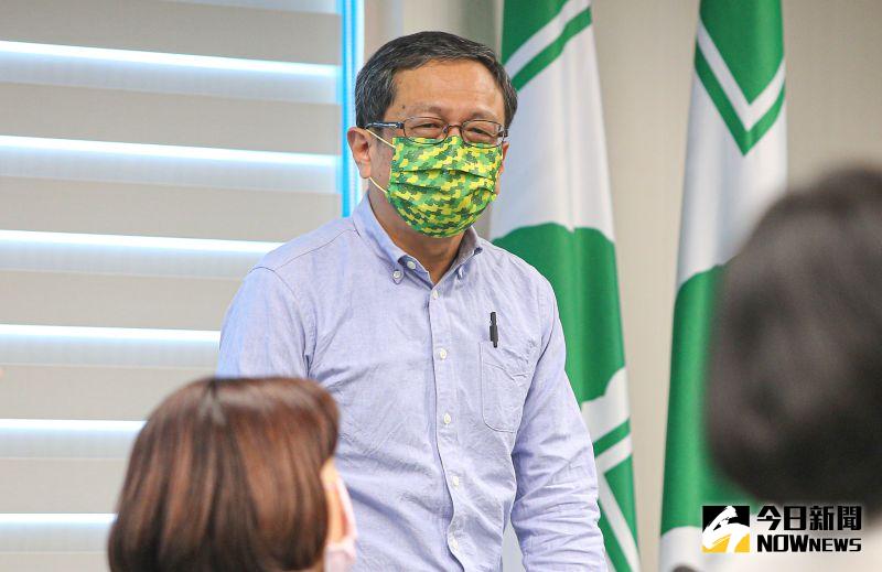 ▲民進黨主席辦公室主任周威佑。(圖/記者葉政勳攝,2023.02.01)