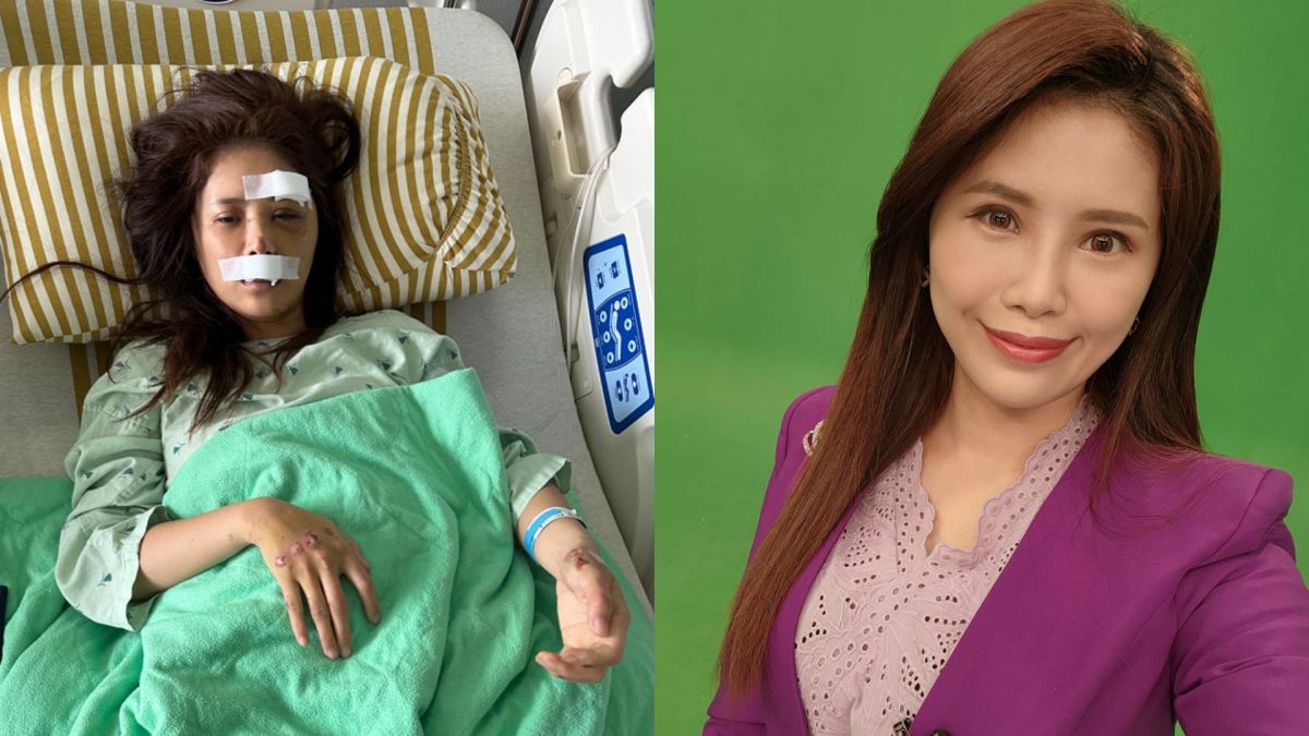 ▲美女主播宋燕旻，在車禍後歷經53天的休養，終於重返主播台。（圖／翻攝宋燕旻FB）