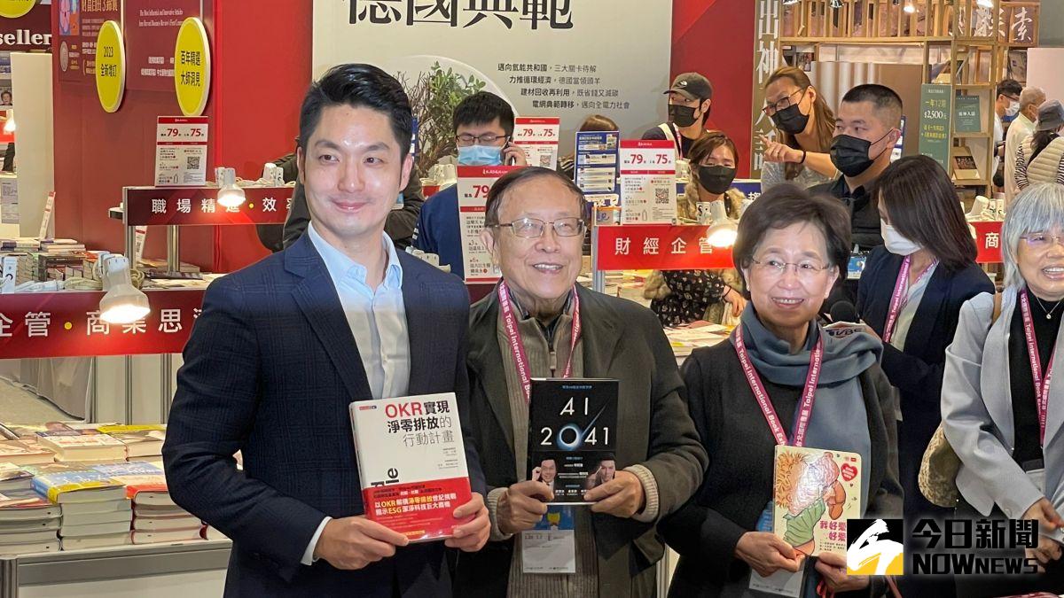 ▲台北市長蔣萬安1日下午前往參觀台北國際書展，並於會後接受媒體訪問。（圖／記者丁上程攝，2023.02.01）