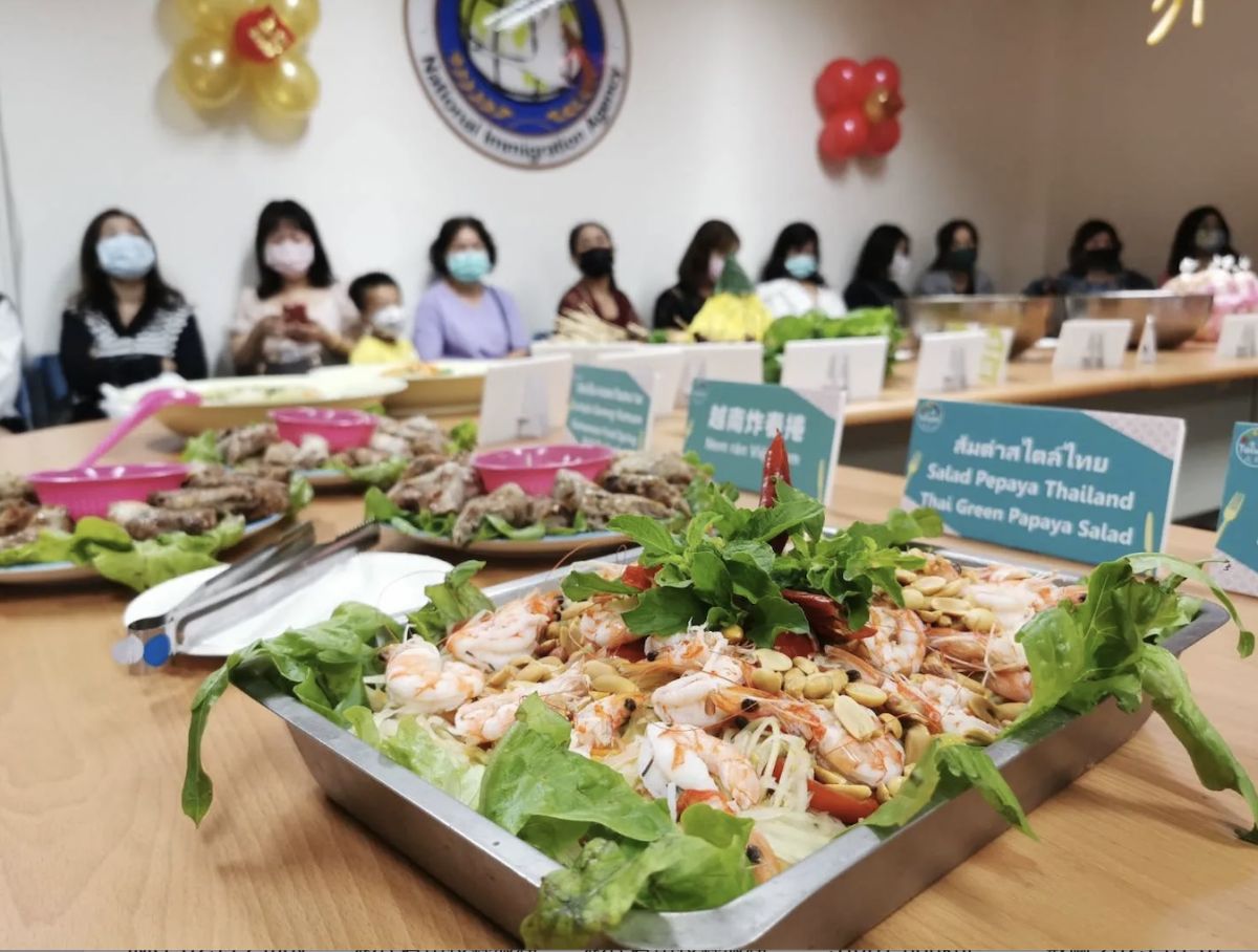 ▲多元文化異國特色飲食饗宴。（圖／移民署台東縣服務站）