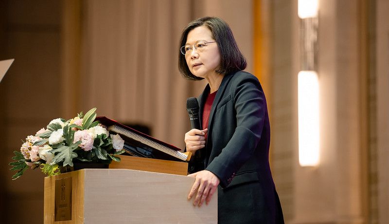 ▲蔡英文總統今（2）日上午出席「2023大陸台商春節聯誼活動」。（圖／總統府提供）