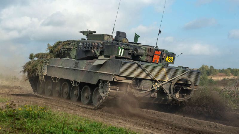▲瑞士決定回售部分德國製造豹2式（Leopard 2）戰車，讓德國得以重建因援助烏克蘭而耗盡的庫存，德國今天表示歡迎。資料照。（圖／德國國防部）