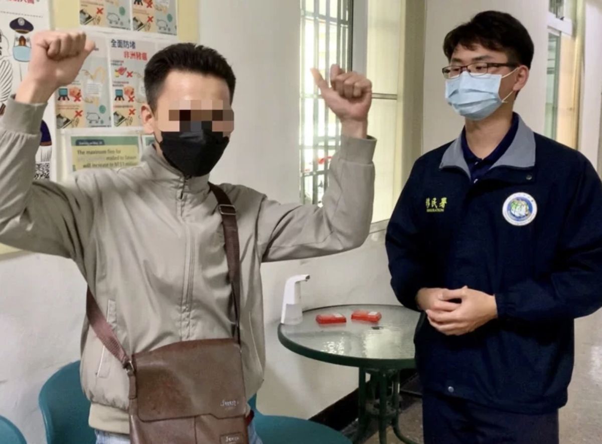 ▲到案移工難掩即將返鄉的興奮與激動。（圖／移民署提供）