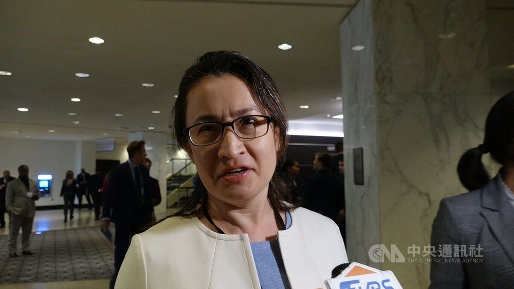 ▲對於傳聞將是民進黨2024年大選副總統人選，駐美代表蕭美琴表示，讓台灣外在環境更和平穩定，更加繁榮，是她現在唯一目標，其他政治話題都是「無中生有的想像」。中央社記者江今葉華盛頓攝 112年2月3日